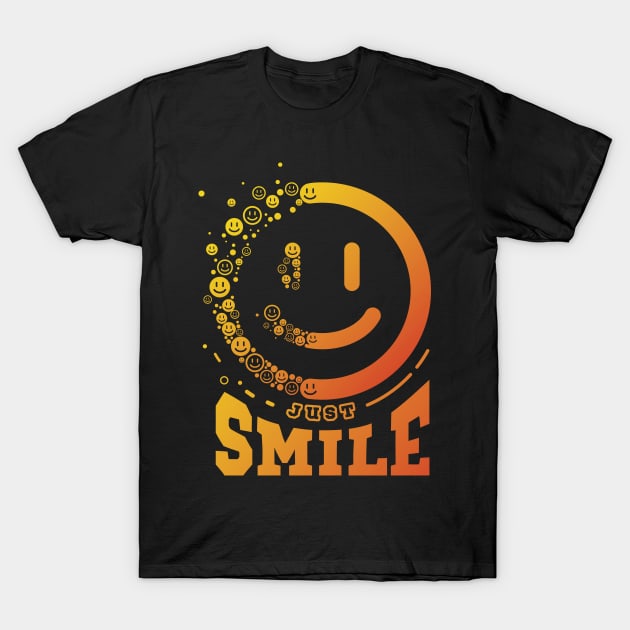 Just smile T-Shirt by Qatweel